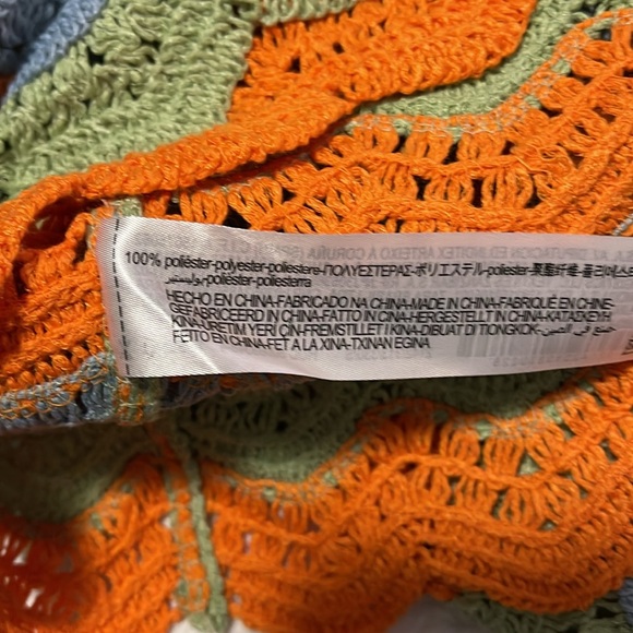 Zara Cut Out Crocheted Dress Limited Edition - Picture 10 of 11